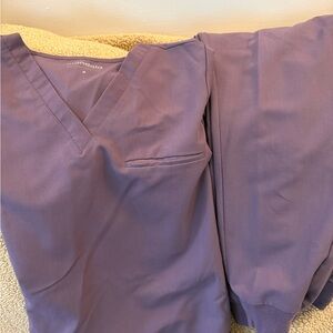 Purple Scrub Set